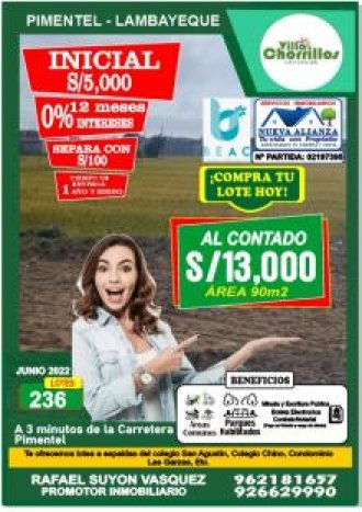 PROYECTO DE LANZAMIENTO VILLA CHORRILLOS